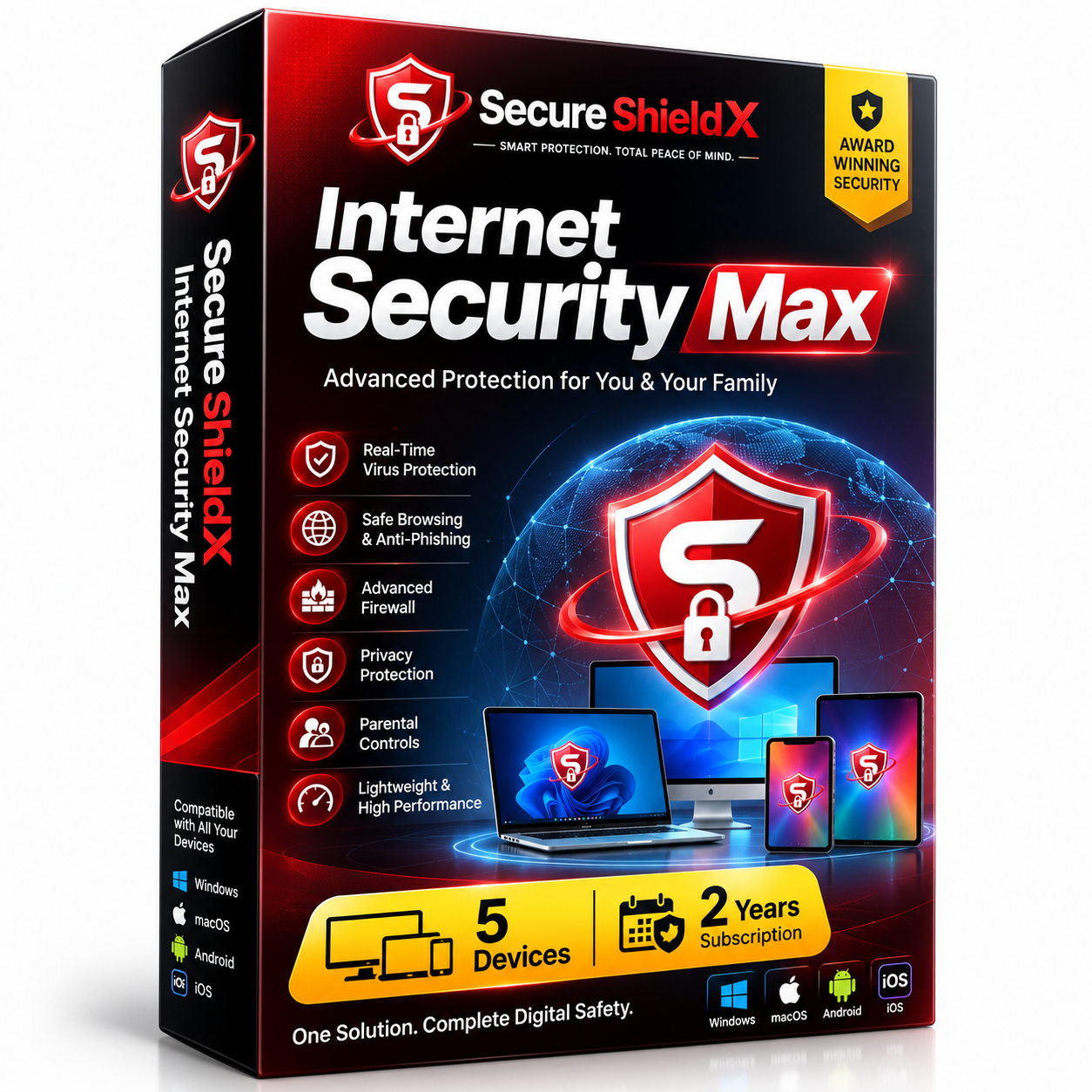 SecureShieldX Internet Security Max